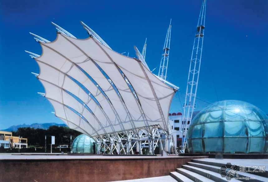 顺义车棚膜结构网架